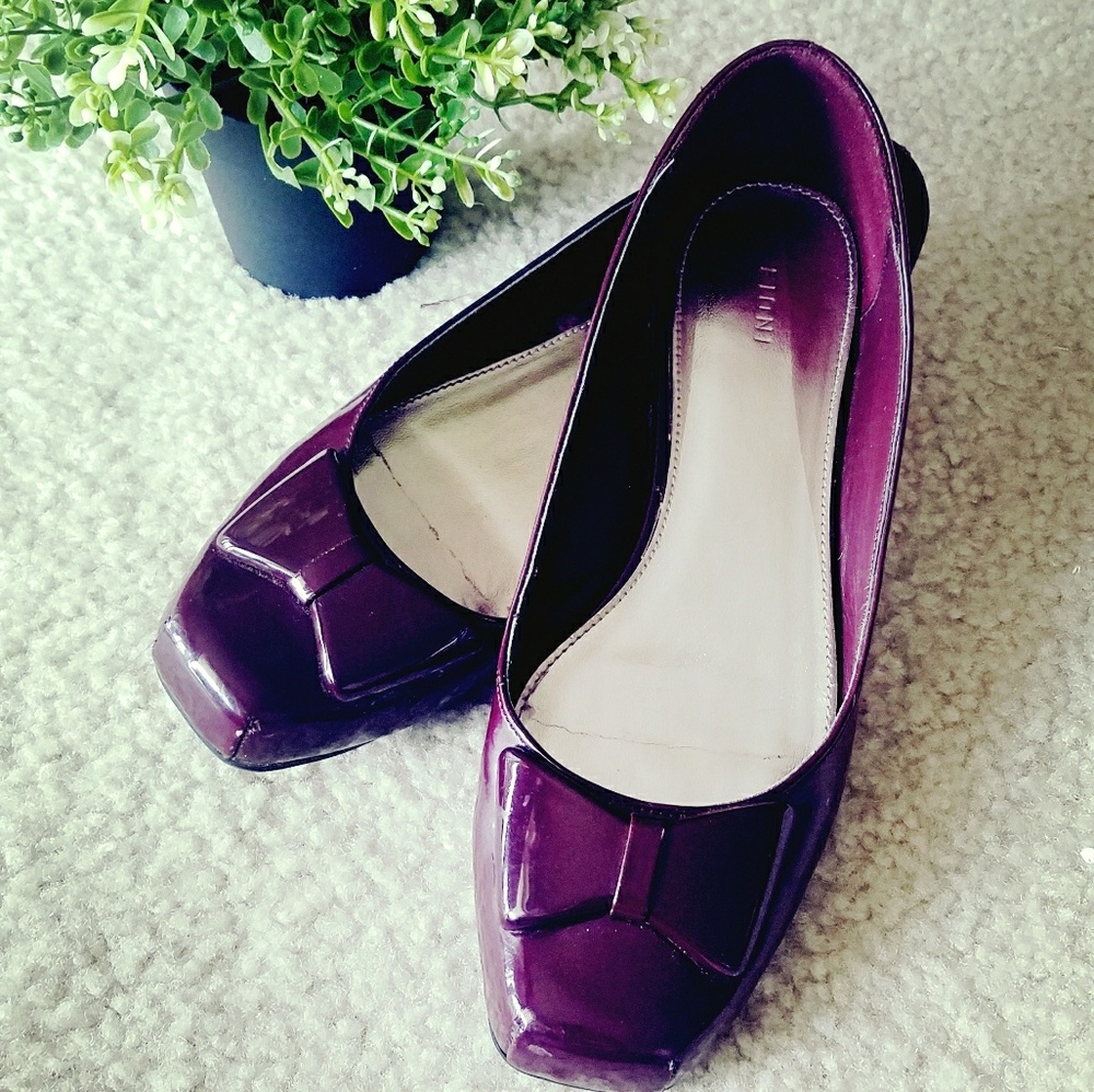 Plum color ballet flats size 7